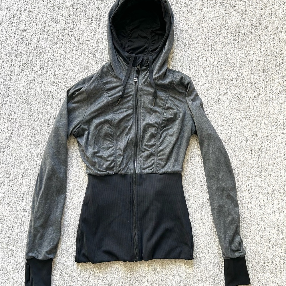 lululemon athletica Gray and Black Reversible Jacket